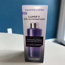 Bausch + Lomb Lumify Eye Illuminations Micellar Cleansing Water Makeup Remover