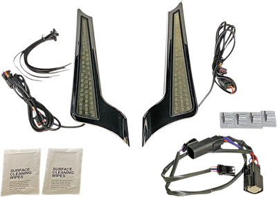 Custom Dynamics CD-FASCIADCSS6C Dual Color Fascia LED Panel Lights Chrome