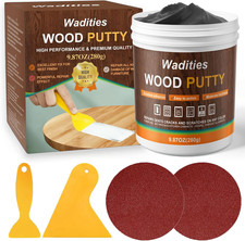 Black Wood Filler, Black Wood Putty, Paintable Stainable Wood Repair Putty, 9.87