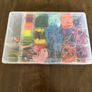 Friendship Bracelet Thred Lot Box Assorted Colors Crafting String