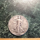 1946 Walking Liberty Half Dollar (purple/yellow)