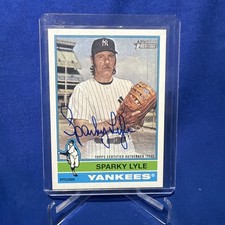 2025 Topps Heritage Real One Autos #76RO-SL Sparky Lyle Yankees