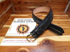 B106 26" BBW HUME Ranger/River Police Duty Gun Belt 2.25" Wide Brass Buckle