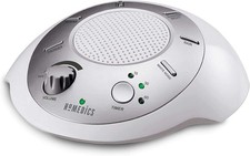 Homedics SoundSleep White Noise Sound Machine, 1 Count Pack of 1 , Silver