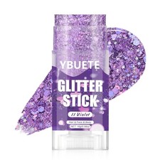 Violet Face and Body Glitter Stick for Fairy Sparkling Makeup, Shimmer Glow