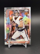 2025 Topps Chrome Bo Nix Future Stars Refractor #FS-15 Broncos