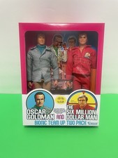 Product Image: KENNER SIX MILLION DOLLAR MAN BIONIC GRIP & OSCAR GOLDMAN BIONIC 2 PACK BOX SET.
