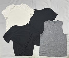 Lululemon Shirt Womens Medium White Black Gra...