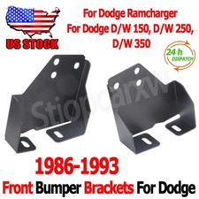 Front Bumper Bracket For 1986-1993 Dodge Ramcharger Truck Dw150 D250 Dw350