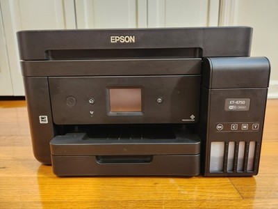 Epson WorkForce ET-4750 EcoTank All-in-One Supertank Injekt Printer - Black