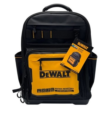 DeWALT PRO robuster Denier Stoff Rucksack DWST560102 mit 43 Taschen NEU wasserabweisend