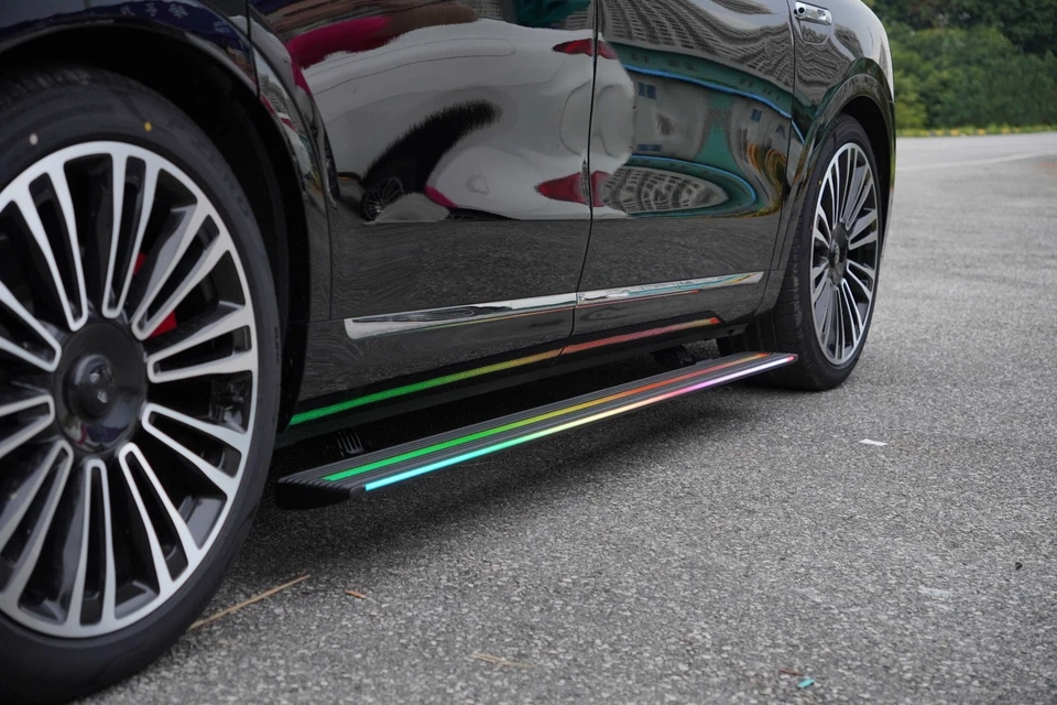 estribo eléctrico desplegable escalón lateral adecuado para Toyota Land Cruiser 2010-21 Foto 2 de 4