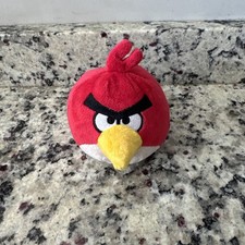 Angry Birds Plush Red Bird 5 Stuffed Animal Toy 2010 Commonwealth Toys