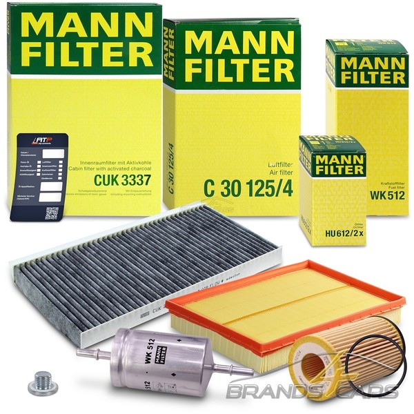 1X MANN-FILTER Inspektionspaket Filtersatz B FÜR Opel Corsa C 1.0 1.2 1.4 00--image
