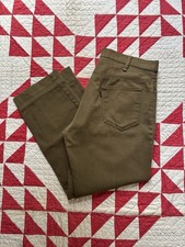 Vintage 60s Levi's Sta Prest Big E Poly Blend Pants 35x27"