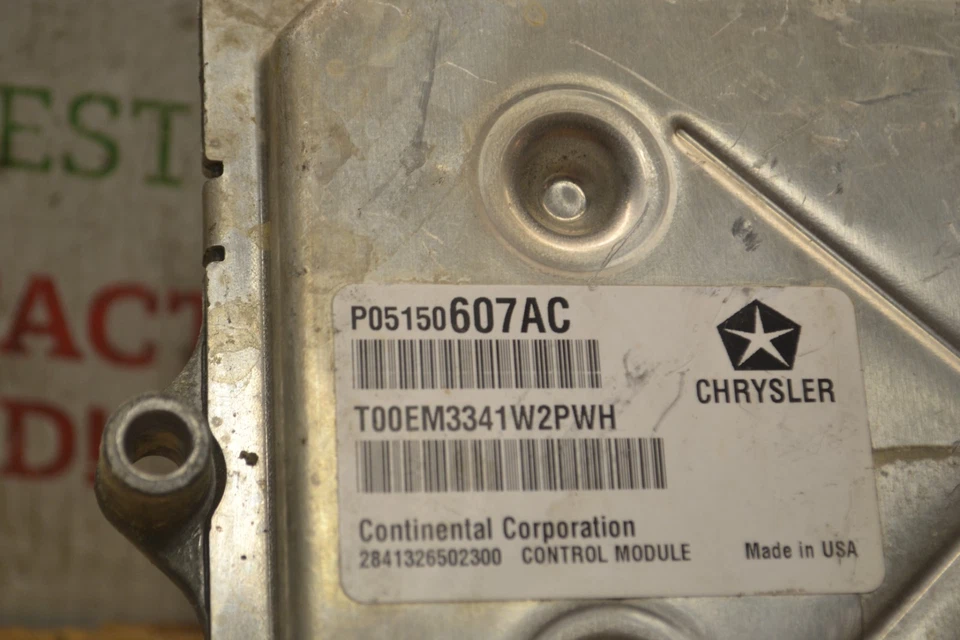 Unidad de control del motor Jeep Compass 2012 módulo ECU 05150607AC 523-4B9 Foto 2 de 4