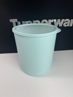 Tupperware Basic Round Container 14 Cup Blue With Matching Seal New