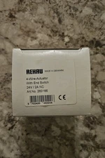 REHAU 4-WIRE ACTUATOR  WITH END SWITCH. 24V 2A NC. ART. NO 260166. NEW.