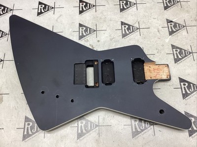 Dean ZX Explorer Style Electric Guitar Body Black Bound
