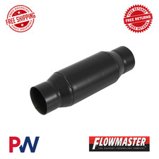 Flowmaster Outlaw Series Race Muffler Black Short- 3 Center In Out Aggressive