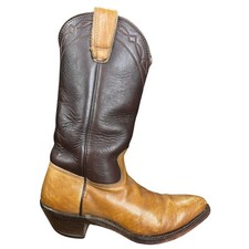 Vintage Stewart 1977 Women  s Brown Leather Cowgirl Boots Size US 7 B