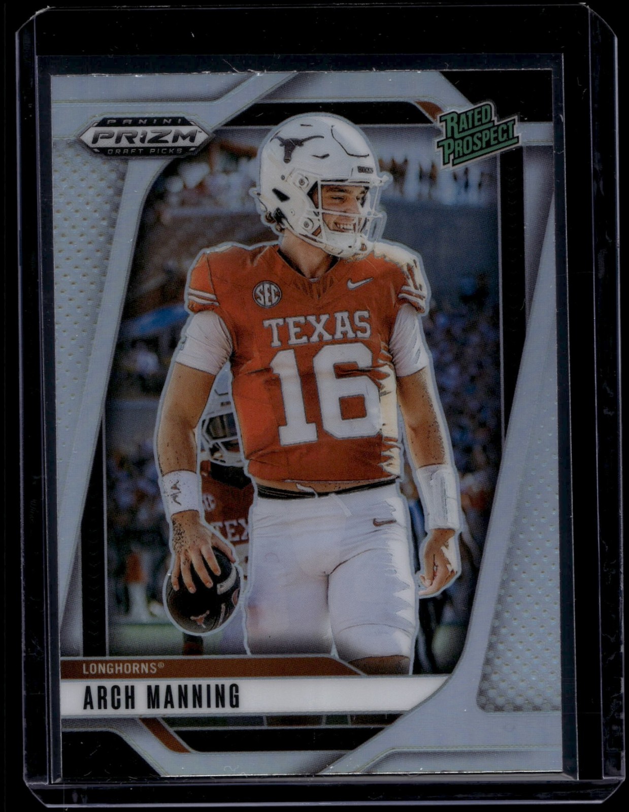 2025 Panini Prizm Draft Picks Arch Manning #166 Rated Prospect Silver