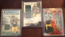 Panini 2022 Romeo Doubs Packers 3-Card Lot Rookie Patch Auto Origins Select
