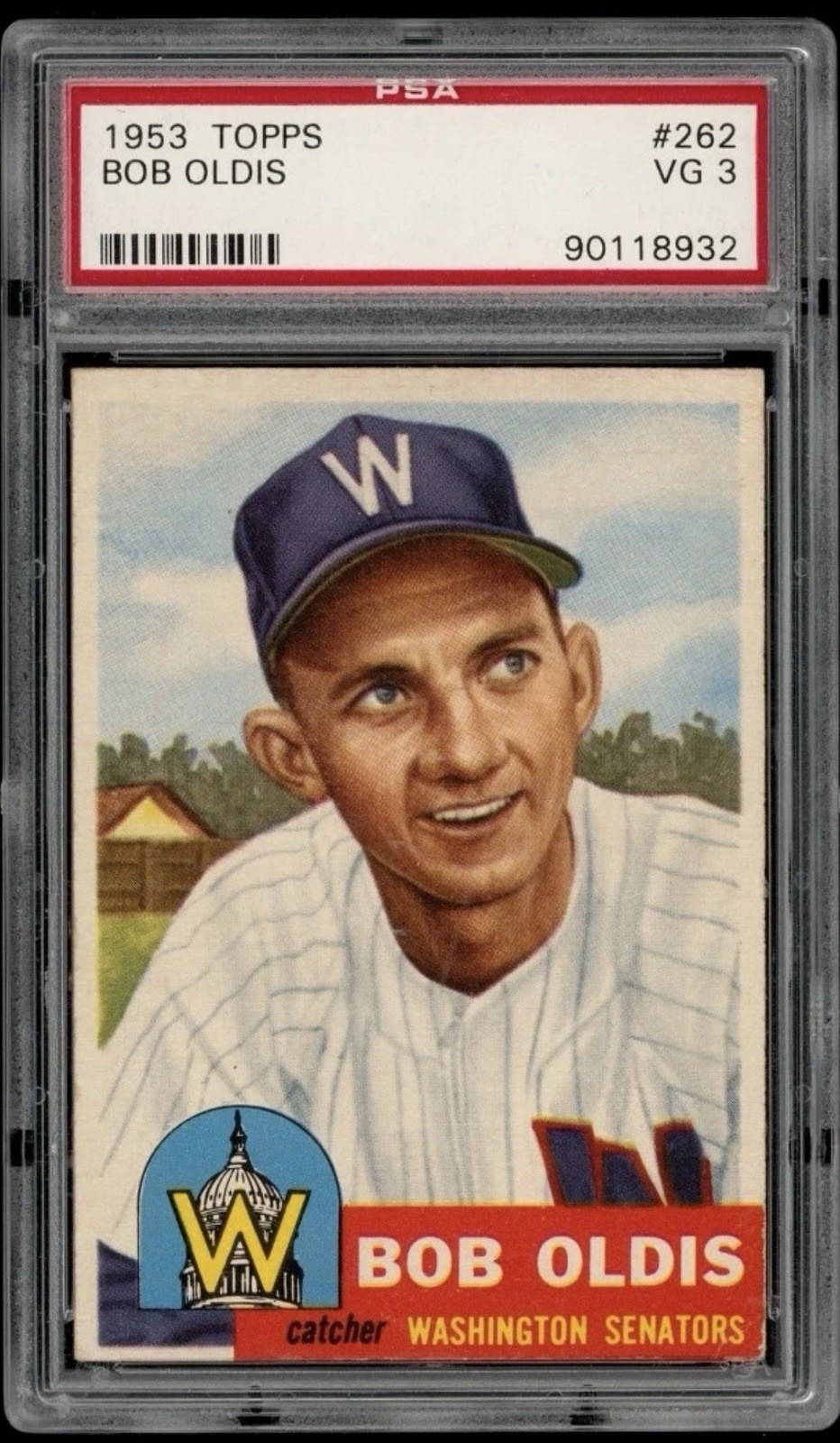 1953 Topps Set-Break #262 Bob Oldis PSA 3 VG
