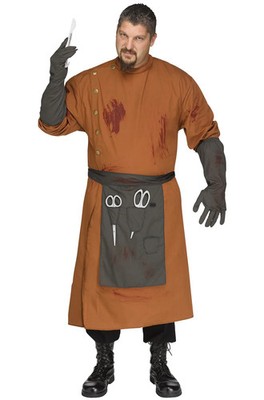 Brand New Psycho Killer Demented Doctor Plus Size Costume