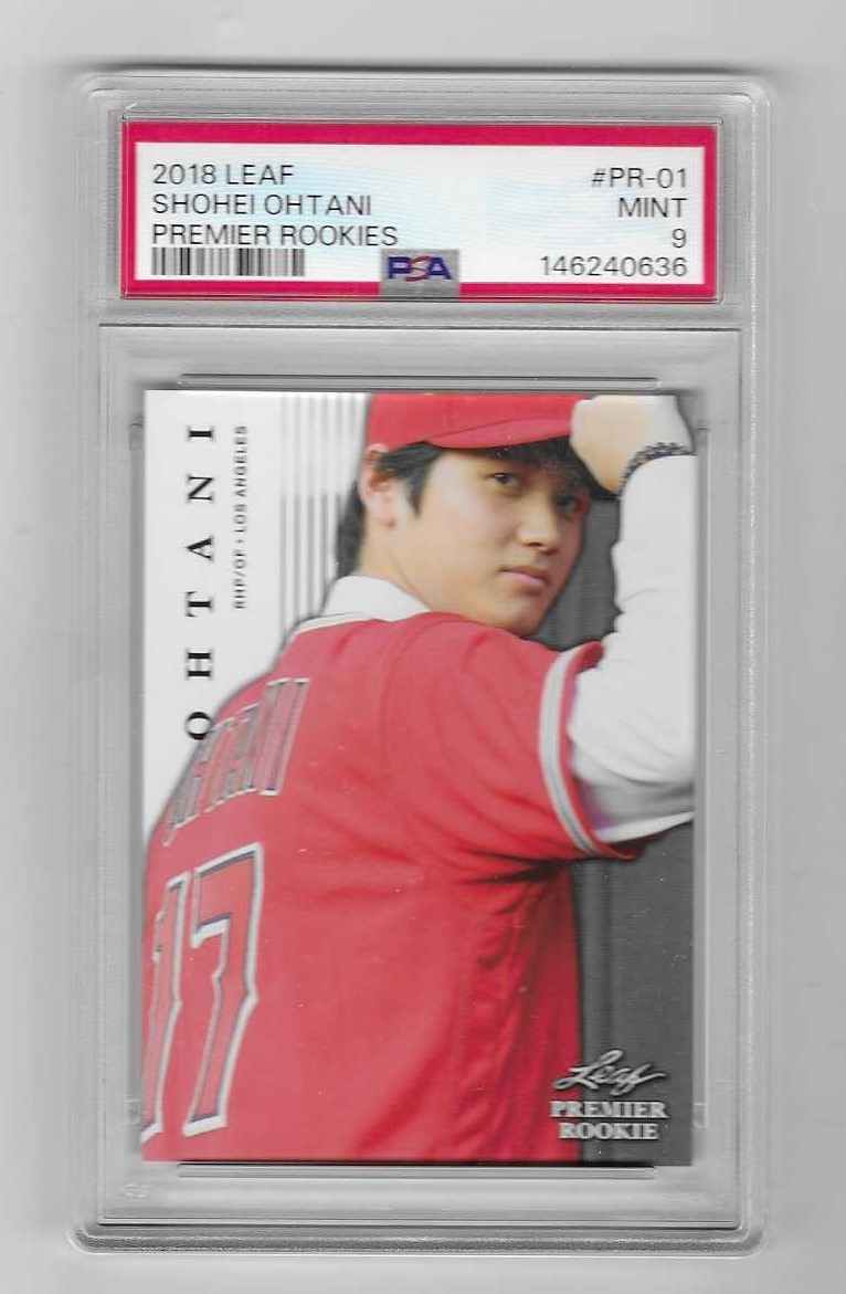 2018 LEAF PREMIER ROOKIES SHOHEI OHTANI PR-01    PSA 9 MINT