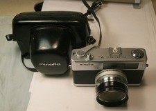 Minolta Hi-Matic 7s Rangefinder 35mm Film Camera Rokkor PF 45mm f1.8 Super Clean
