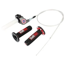 Motorcycle Grips With 1/4 Quick Turn Throttle Settle 1200MM Throttle Cable Set