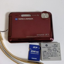 Excellent Konica Minolta DiMAGE X1 Red Compact Digital Camera Tested