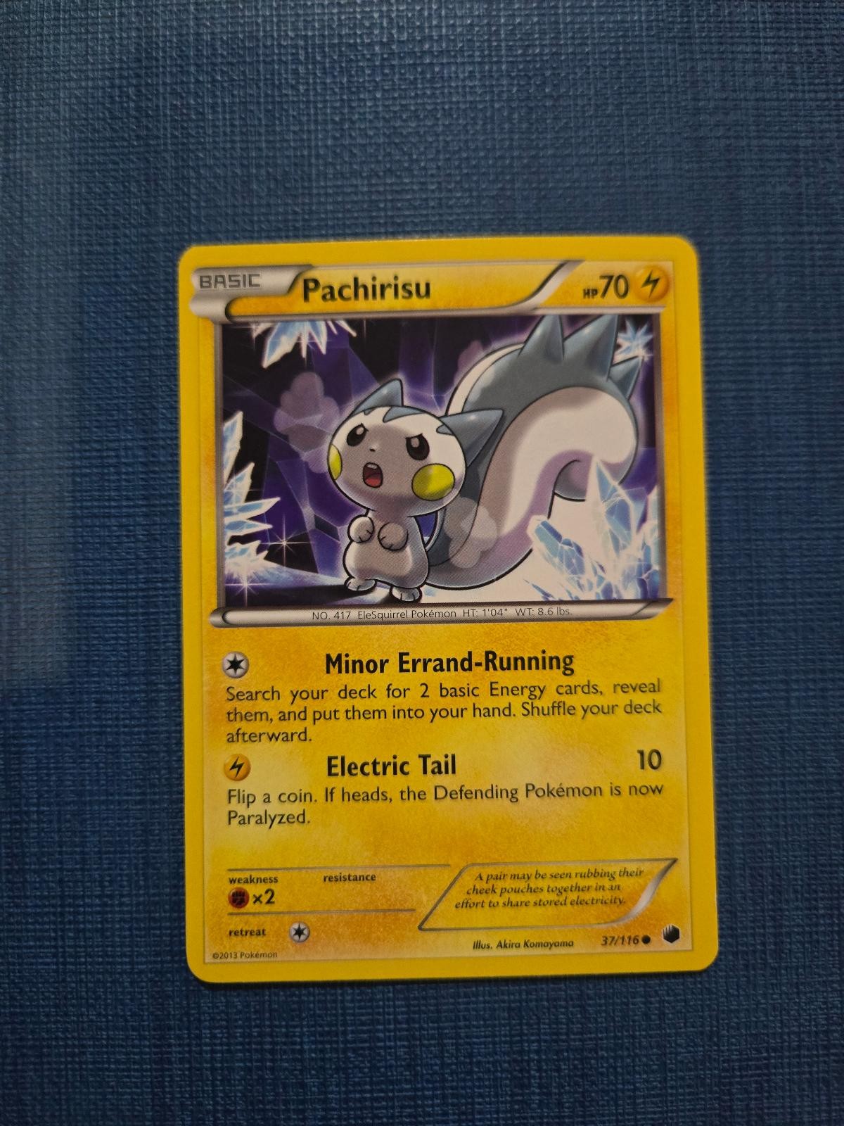 Pachirisu 37/116 Common Plasma Freeze Pokemon Near Mint