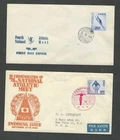 Japan 1949 4th Nat'l Athletic Meeting First Day Cover x 2 #436