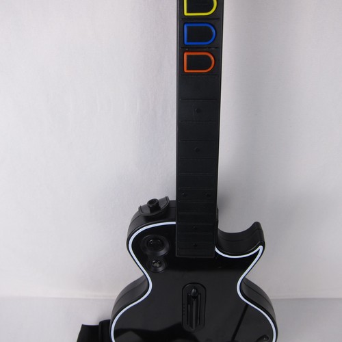 PS3 3 Guitar Hero Les Paul Gibson 95121.805 - Black CONTROLLER TESTED/ No Dongle - Picture 3 of 8