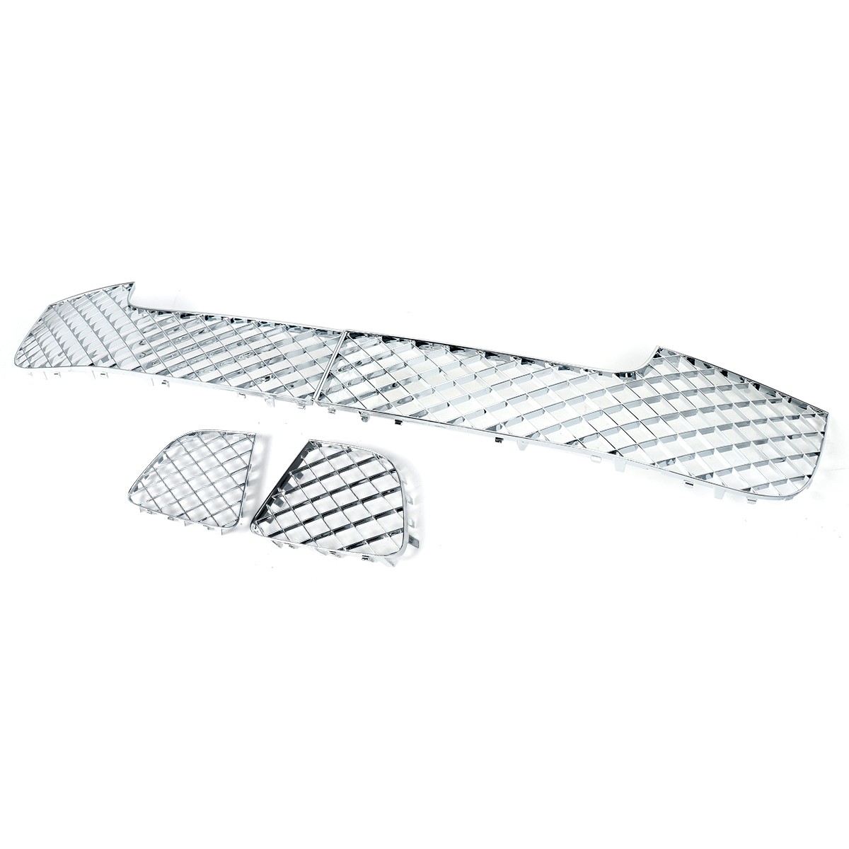 Bentley Continental GT 2012-2015 Lower Bumper grilles 4 pcs Chrome P/N 3W3807681