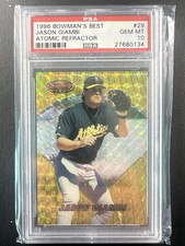 1996 Bowman's Best Atomic Refractor Jason Giambi PSA 10