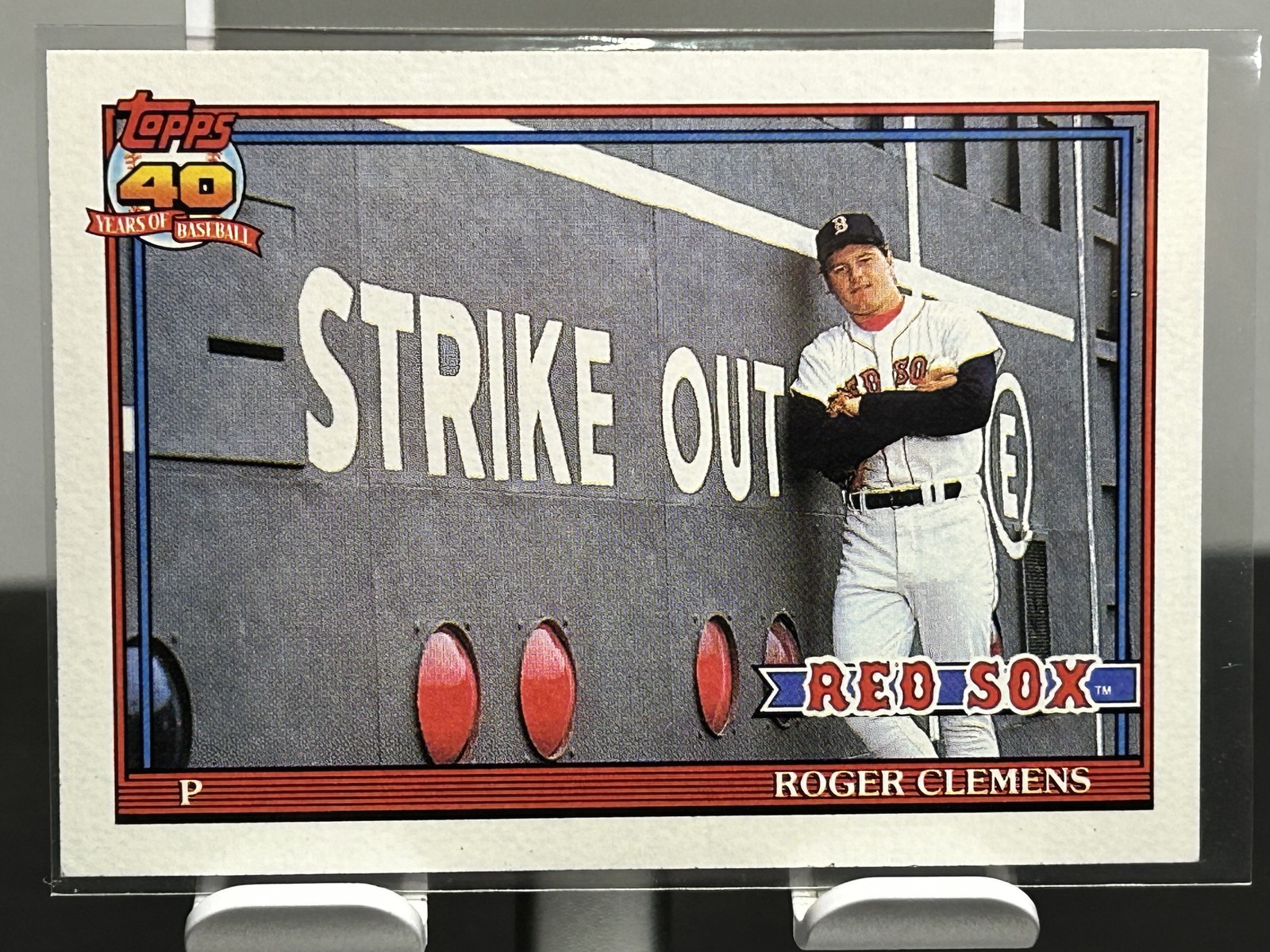 1991 Topps - #530 - Roger Clemens - Boston Red Sox
