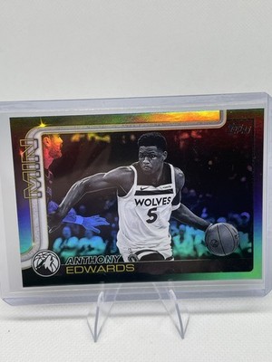 2025-26 Topps Blackout Shadow Parallel SP Anthony Edwards TIMBER WOLVES 