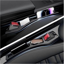 2PCS Car Seat Gap Filler Organizer, Multi-Purpose Car Seat Gap Fillers with Seat