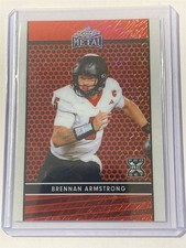 BRENNAN ARMSTRONG uva nc state 2024 Leaf Metal Collective Shimmer RED 4/5 (U1)