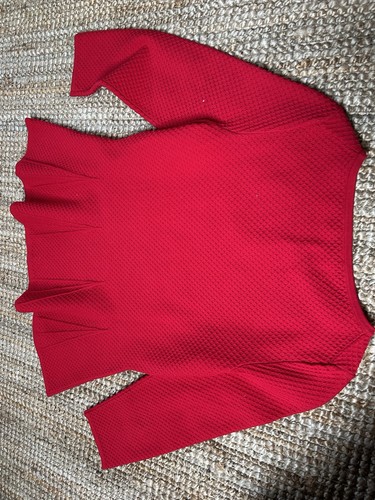 HUGO BOSS PULLOVER GR. ROT 3/4 ARM - Bild 2 von 5