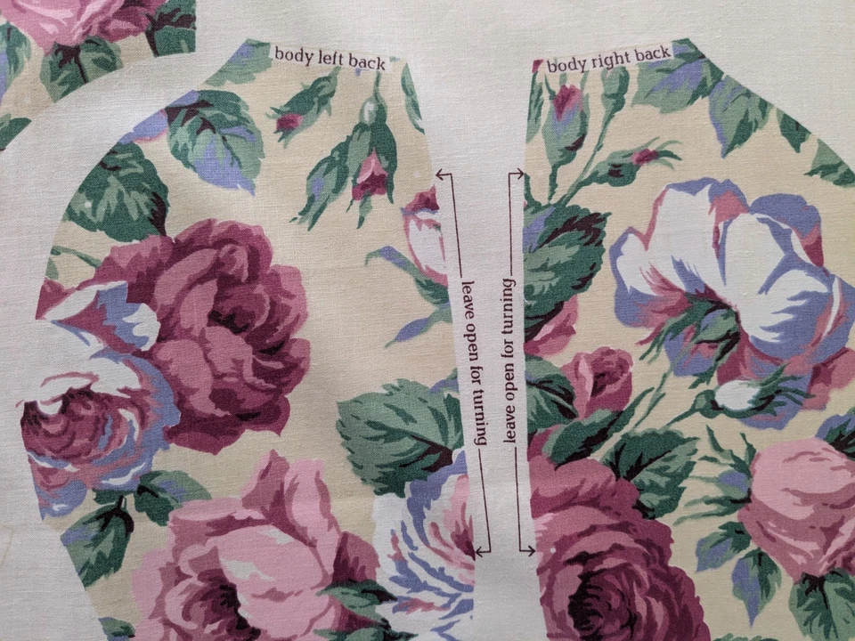 Oso de peluche Cranston CUBIERTO DE ROSA HÁGALO USTED MISMO cortar y coser y peluche oso de juguete Foto 3 de 4