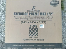 ProsourceFit Puzzle Exercise Mat 1/2 Thick EVA Foam Interlocking Tiles for Gym