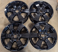 20" Chevrolet Traverse Gloss Black Wheels Rims Factory OEM 5406 2009-2015 Set