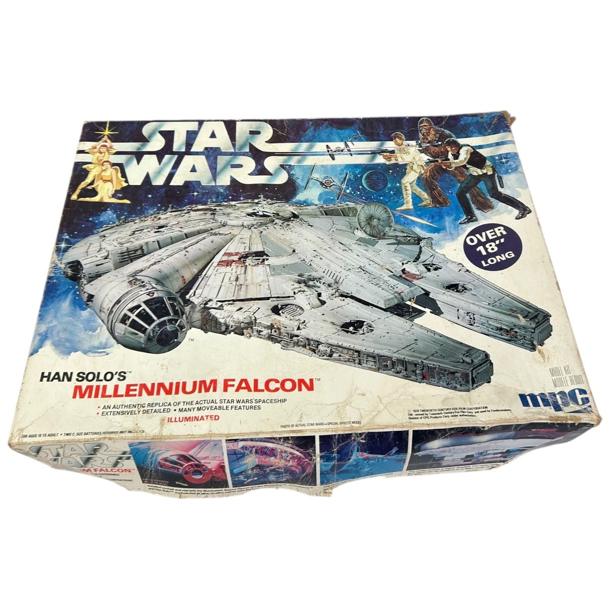 Vintage Star Wars Millennium Falcon Model Kit MPC 1979 w/Box