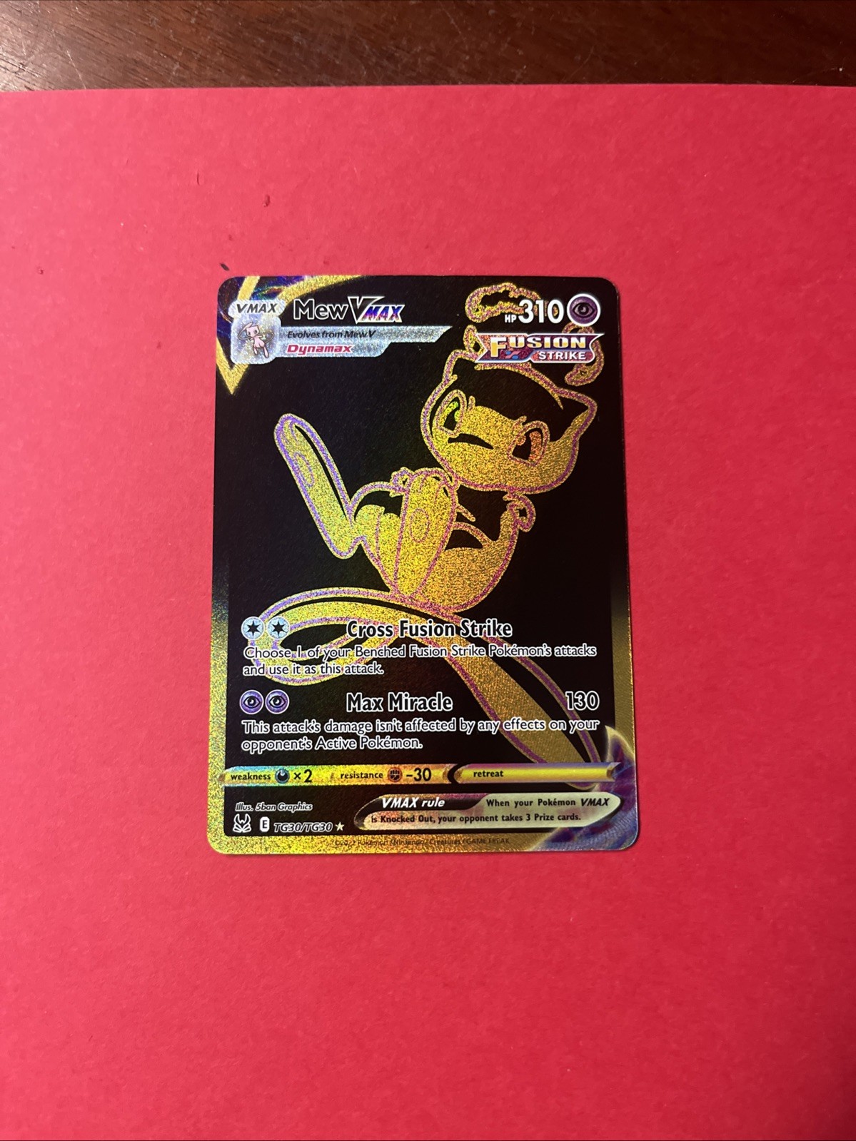 Pokemon TCG Mew VMAX Lost Origin Trainer Gallery TG30/TG30 Ultra Rare NM