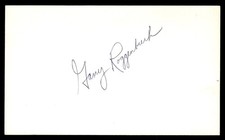 Garry Roggenburk Red Sox Twins Baseball Signed Index Card Auto *CA1391