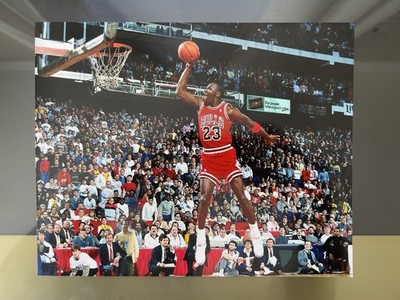 Michael Jordan Free Throw Dunk 8x10 Photo 🔥 🔥 Dunk Champion | eBay